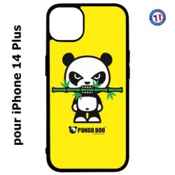 Coque pour iPhone 14 PLUS PANDA BOO© Bamboo à pleine dents - coque humour