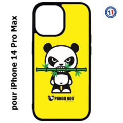 Coque pour iPhone 14 Pro MAX PANDA BOO© Bamboo à pleine dents - coque humour