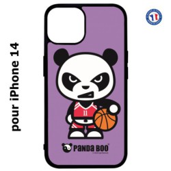 Coque pour iPhone 14 PANDA BOO© Basket Sport Ballon - coque humour