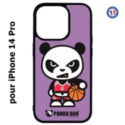 Coque pour iPhone 14 Pro PANDA BOO© Basket Sport Ballon - coque humour