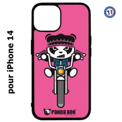 Coque pour iPhone 14 PANDA BOO© Moto Biker - coque humour