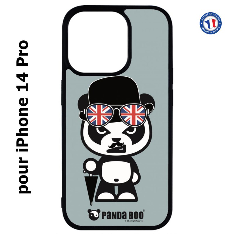 Coque pour iPhone 14 Pro PANDA BOO© So British  - coque humour