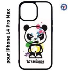 Coque pour iPhone 14 Pro MAX PANDA BOO© paintball color flash - coque humour