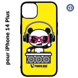 Coque pour iPhone 14 PLUS PANDA BOO© DJ music - coque humour