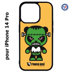 Coque pour iPhone 14 Pro PANDA BOO© Frankenstein monstre - coque humour
