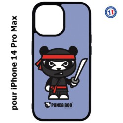 Coque pour iPhone 14 Pro MAX PANDA BOO© Ninja Boo noir - coque humour