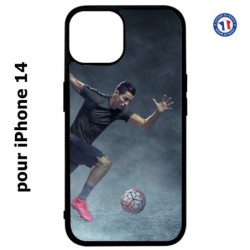 Coque pour iPhone 14 Cristiano Ronaldo club foot Turin Football course ballon