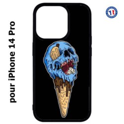 Coque pour iPhone 14 Pro Ice Skull - Crâne Glace - Cône Crâne - skull art