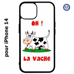 Coque pour iPhone 14 Oh la vache - coque humoristique