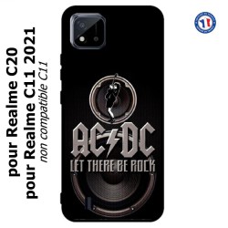 Coque pour Realme C20 et C11 2021 groupe rock AC/DC musique rock ACDC