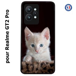 Coque pour Realme GT2 Pro Bébé chat tout mignon - chaton yeux bleus