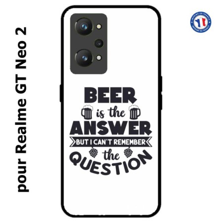 Coque pour Realme GT Neo 2 Beer is the answer Humour Bière
