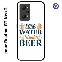 Coque pour Realme GT Neo 2 Save Water Drink Beer Humour Bière