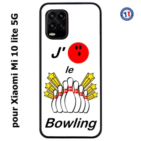 Coque pour Xiaomi Mi 10 lite 5G J'aime le Bowling
