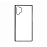 Coque pour Samsung Galaxy Note 10 Plus Coque cheval blanc - tête de cheval - contour noir (Samsung Galaxy Note 10 Plus)