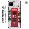 Coque pour Realme C11 Cabine téléphone Londres - Cabine rouge London
