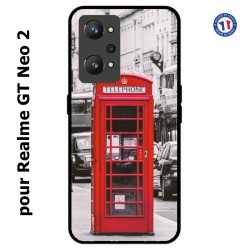 Coque pour Realme GT Neo 2 Cabine téléphone Londres - Cabine rouge London