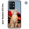 Coque pour Realme GT2 Pro Adorable chat - chat robe cannelle