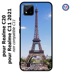 Coque pour Realme C20 et C11 2021 Tour Eiffel Paris France
