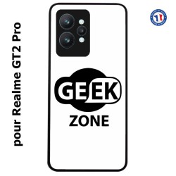 Coque pour Realme GT2 Pro Logo Geek Zone noir & blanc
