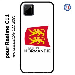 Coque pour Realme C11 Logo Normandie - Écusson Normandie - 2 léopards