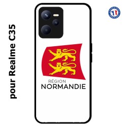 Coque pour Realme C35 Logo Normandie - Écusson Normandie - 2 léopards