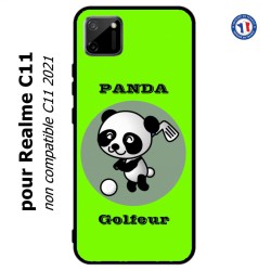 Coque pour Realme C11 Panda golfeur - sport golf - panda mignon