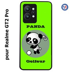 Coque pour Realme GT2 Pro Panda golfeur - sport golf - panda mignon