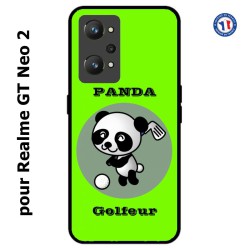 Coque pour Realme GT Neo 2 Panda golfeur - sport golf - panda mignon
