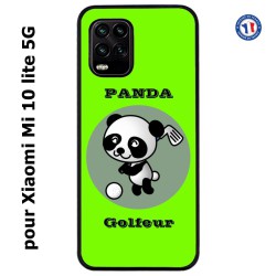 Coque pour Xiaomi Mi 10 lite 5G Panda golfeur - sport golf - panda mignon