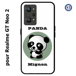Coque pour Realme GT Neo 2 Panda tout mignon