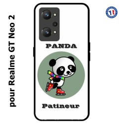 Coque pour Realme GT Neo 2 Panda patineur patineuse - sport patinage