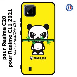 Coque pour Realme C20 et C11 2021 PANDA BOO© Bamboo à pleine dents - coque humour