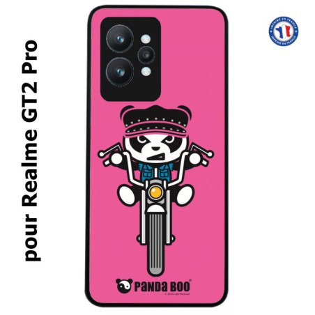 Coque pour Realme GT2 Pro PANDA BOO© Moto Biker - coque humour