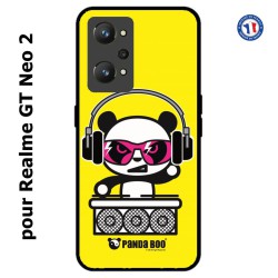 Coque pour Realme GT Neo 2 PANDA BOO© DJ music - coque humour