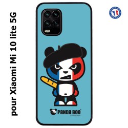 Coque pour Xiaomi Mi 10 lite 5G PANDA BOO© Français béret baguette - coque humour