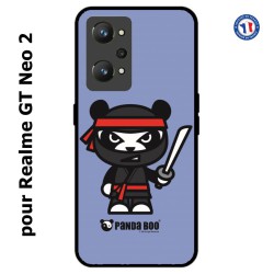 Coque pour Realme GT Neo 2 PANDA BOO© Ninja Boo noir - coque humour
