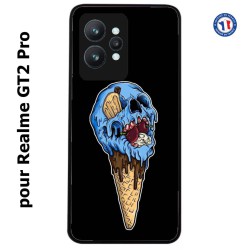 Coque pour Realme GT2 Pro Ice Skull - Crâne Glace - Cône Crâne - skull art