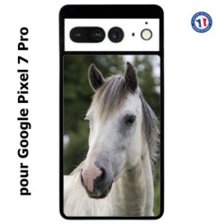 Coque pour Google Pixel 7 Pro Coque cheval blanc - tête de cheval