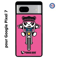 Coque pour Google Pixel 7 PANDA BOO© Moto Biker - coque humour