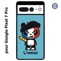Coque pour Google Pixel 7 Pro PANDA BOO© Français béret baguette - coque humour