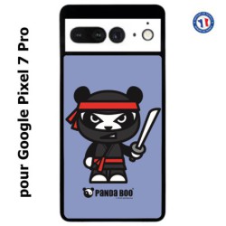 Coque pour Google Pixel 7 Pro PANDA BOO© Ninja Boo noir - coque humour
