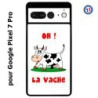 Coque pour Google Pixel 7 Pro Oh la vache - coque humoristique