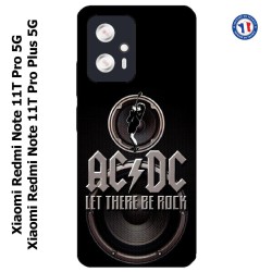 Coque pour Xiaomi Redmi Note 11T PRO / 11T PRO PLUS groupe rock AC/DC musique rock ACDC
