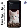Coque pour Xiaomi Poco M4 Pro (4G) Bébé chat tout mignon - chaton yeux bleus
