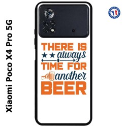 Coque pour Xiaomi Poco X4 Pro 5G Always time for another Beer Humour Bière