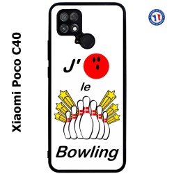 Coque pour Xiaomi Poco C40 J'aime le Bowling