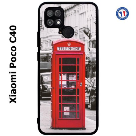 Coque pour Xiaomi Poco C40 Cabine téléphone Londres - Cabine rouge London