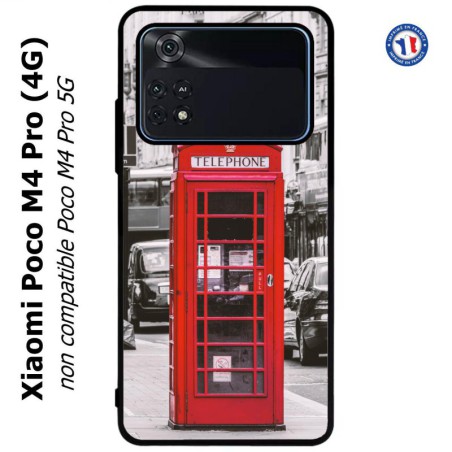 Coque pour Xiaomi Poco M4 Pro (4G) Cabine téléphone Londres - Cabine rouge London