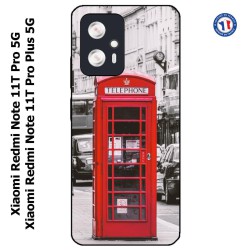Coque pour Xiaomi Redmi Note 11T PRO / 11T PRO PLUS Cabine téléphone Londres - Cabine rouge London